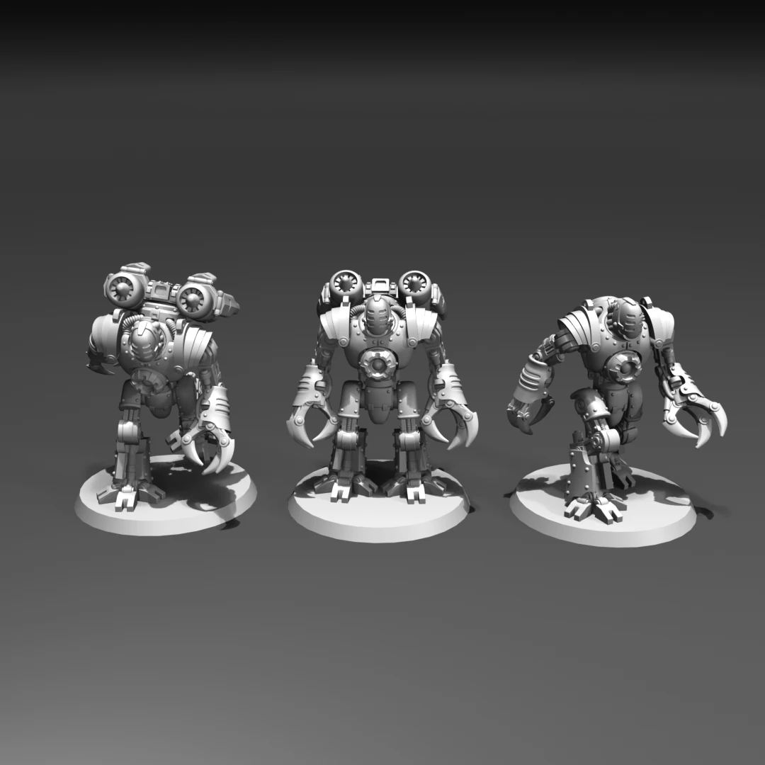 Cyber infantry DLC 2 3D Print Model .c4d .max .obj .3ds .fbx .stl .blend