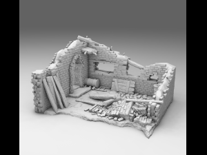 the house after the war Modèles 3D en vedette