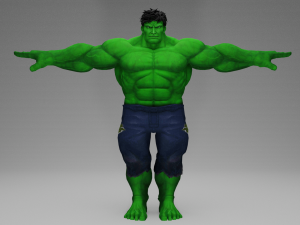 The incredible hulk 3D 모델