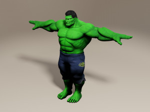 The incredible hulk 3D 모델