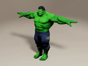 The incredible hulk 3D Model