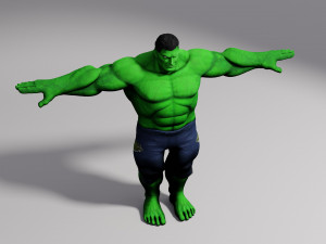The incredible hulk 3D 모델