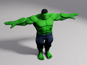 The incredible hulk 3D Model