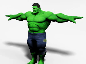 The incredible hulk 3D Model
