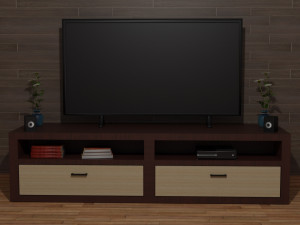 Modern TV Set 3Dモデル