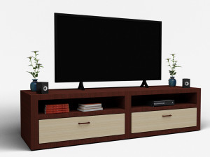 Modern TV Set 3D-Modell
