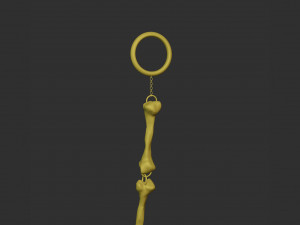 Skull and Bones Pendant 3Dプリントモデル