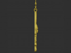 Skull and Bones Pendant 3Dプリントモデル