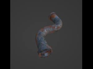 Realistic 14 Industrial Pipe Pack 3D Модель