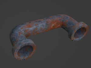 Realistic 14 Industrial Pipe Pack 3D Модель