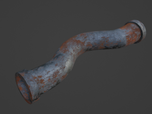 Realistic 14 Industrial Pipe Pack 3D Модель