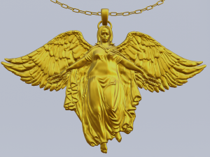 Angel Pendant Modèles 3D en vedette