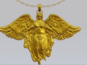Angel Pendant 3D प्रिंट मॉडल