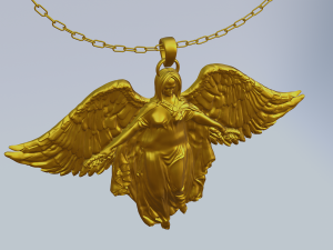 Angel Pendant 3D प्रिंट मॉडल