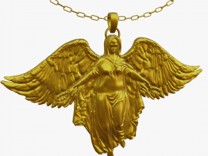 Angel Pendant 3D प्रिंट मॉडल