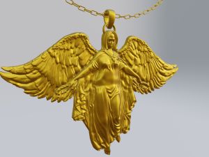 Angel Pendant 3D प्रिंट मॉडल