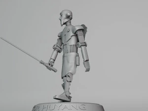 Профессор Хуян держит световой меч 3D Принт Модель