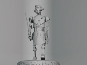 Профессор Хуян держит световой меч 3D Принт Модель