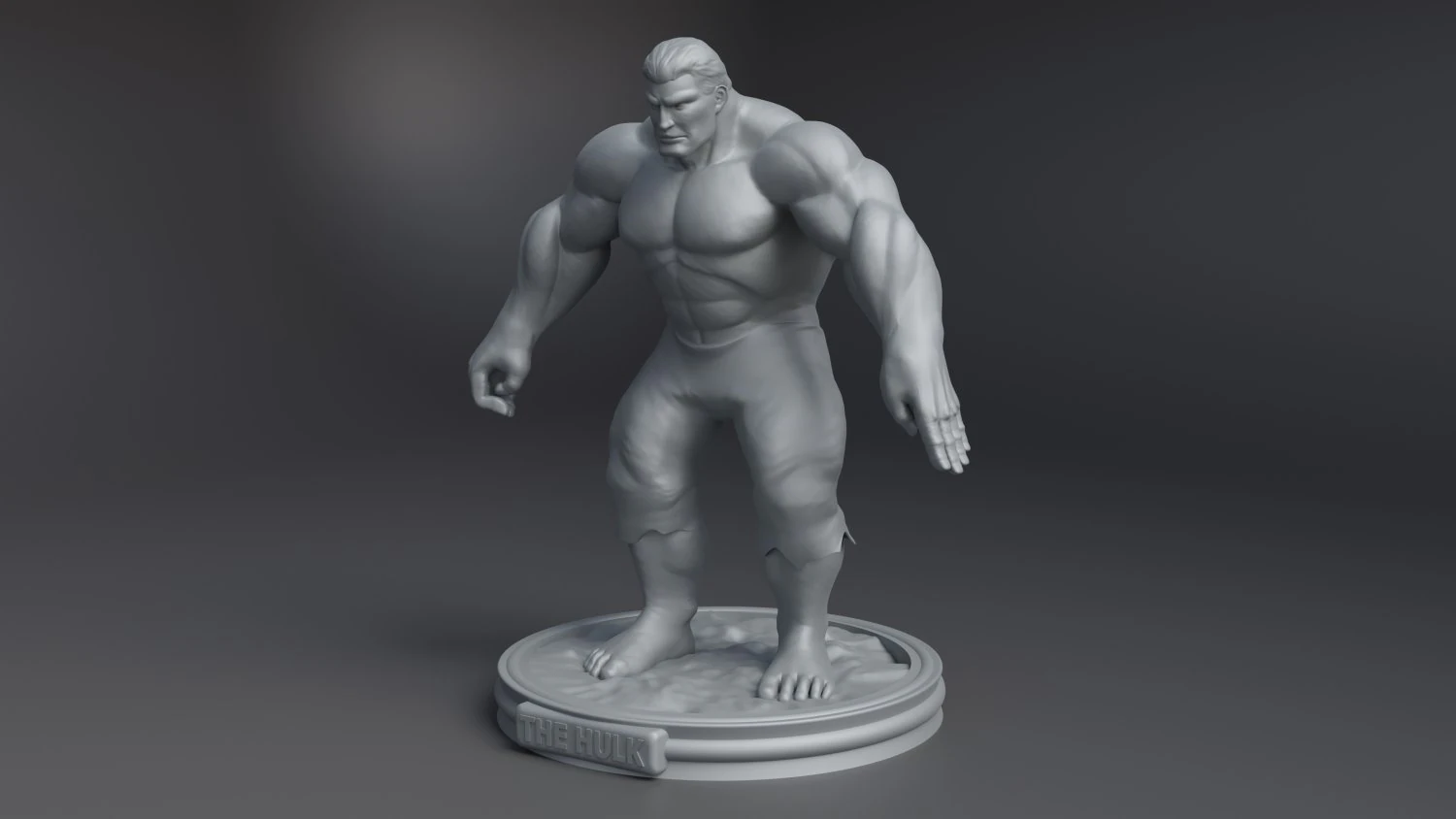 The Hulk 3D print model 3D Print Model .c4d .max .obj .3ds .fbx .stl .blend 