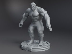 The Hulk 3D print model Model Cetak 3D