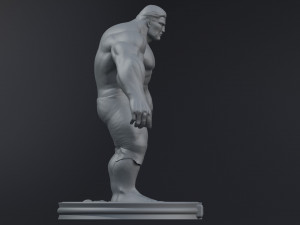 The Hulk 3D print model 3D Baskı Modeli