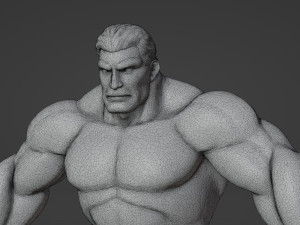 The Hulk 3D print model 3D Baskı Modeli