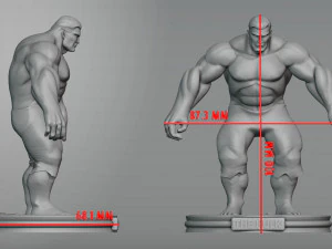 The Hulk 3D print model 3D Print Model