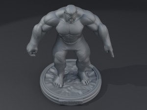 The Hulk 3D print model 3D Baskı Modeli