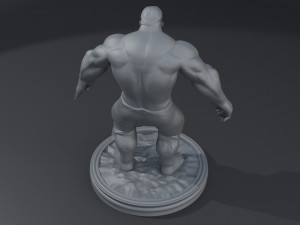 The Hulk 3D print model 3D Baskı Modeli