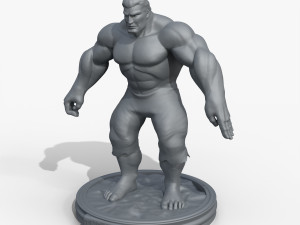 The Hulk 3D print model 3D Baskı Modeli