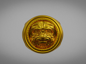 Yorkshire Terrier Dog Ring 3Dプリントモデル