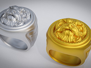 Yorkshire Terrier Dog Ring 3Dプリントモデル