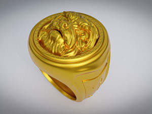 Yorkshire Terrier Dog Ring 3Dプリントモデル