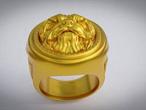 Yorkshire Terrier Dog Ring 3Dプリントモデル