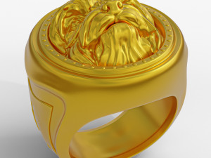 Yorkshire Terrier Dog Ring 3Dプリントモデル