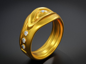 All Seeing Eye Ring 3D Принт Модель