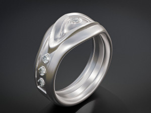 All Seeing Eye Ring 3D Принт Модель