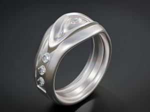 All Seeing Eye Ring 3D Print Model