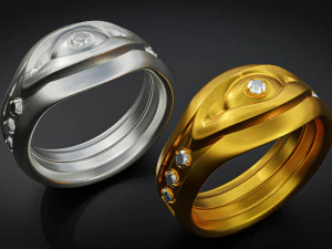 All Seeing Eye Ring 3D Print Model