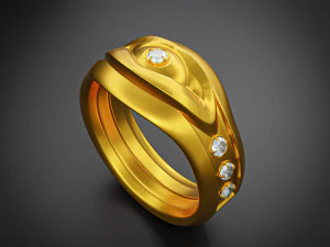 All Seeing Eye Ring 3D Print Model