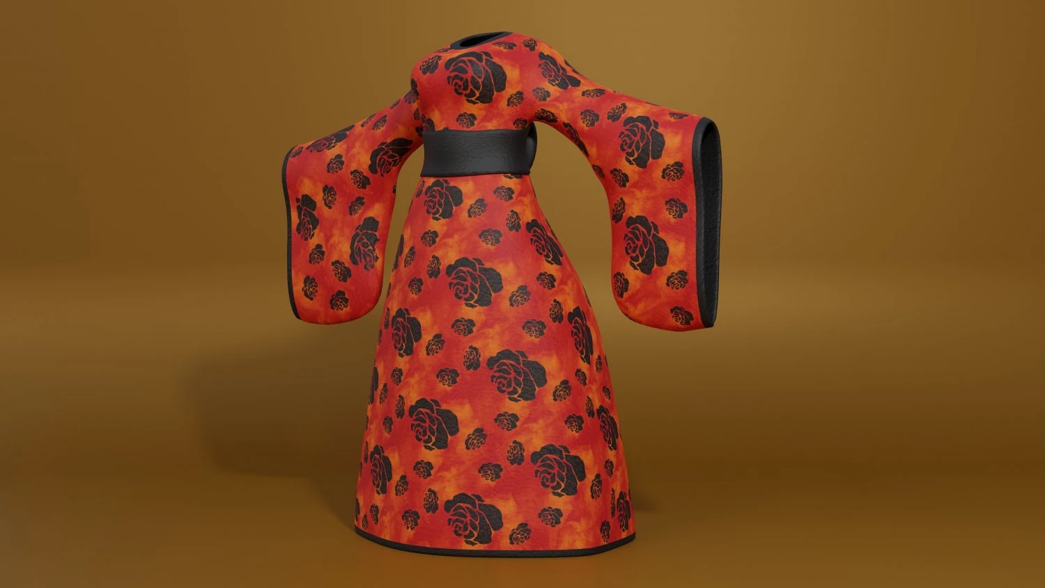 Chinese Traditional Hanfu 3D Model .c4d .max .obj .3ds .fbx .stl .blend