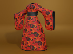 Chinese Traditional Hanfu 3D Model