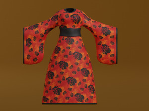 Chinese Traditional Hanfu 3Dモデル