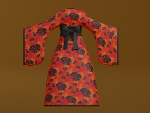 Chinese Traditional Hanfu 3Dモデル