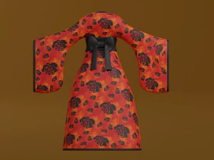 Chinese Traditional Hanfu 3D Model