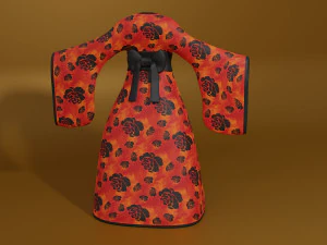 Chinese Traditional Hanfu 3D Model