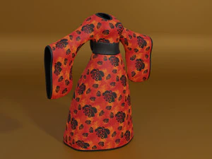 Chinese Traditional Hanfu 3D Model