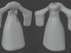 Chinese Traditional Hanfu 3D Model