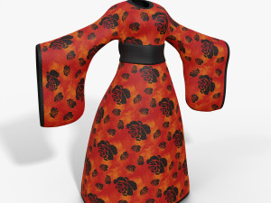 Chinese Traditional Hanfu 3Dモデル