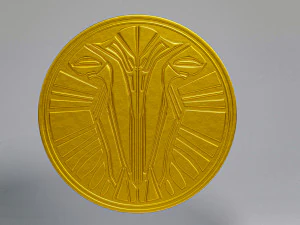 Ancient Coin Printable 3D Print Model